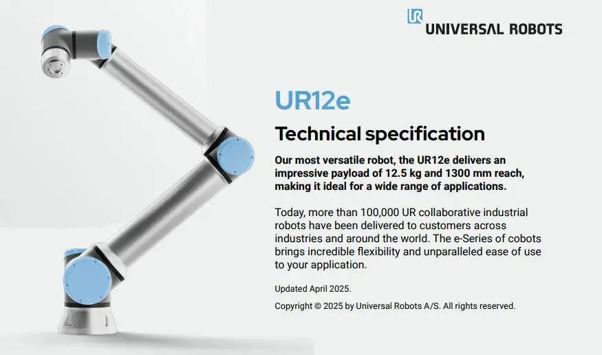 Universal Robots UR12e Universal Robots UR12e
