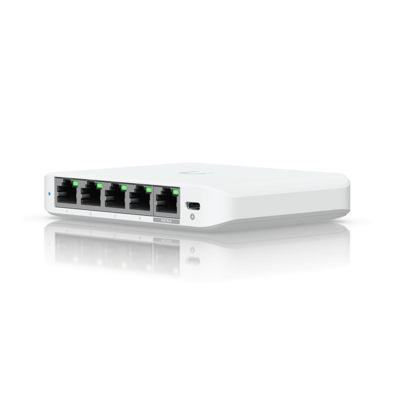 Ubiquiti UniFi Switch Flex Mini 2.5G - 5 poort, No PoE budget Ubiquiti UniFi Switch Flex Mini 2.5G - 5 poort, No PoE budget
