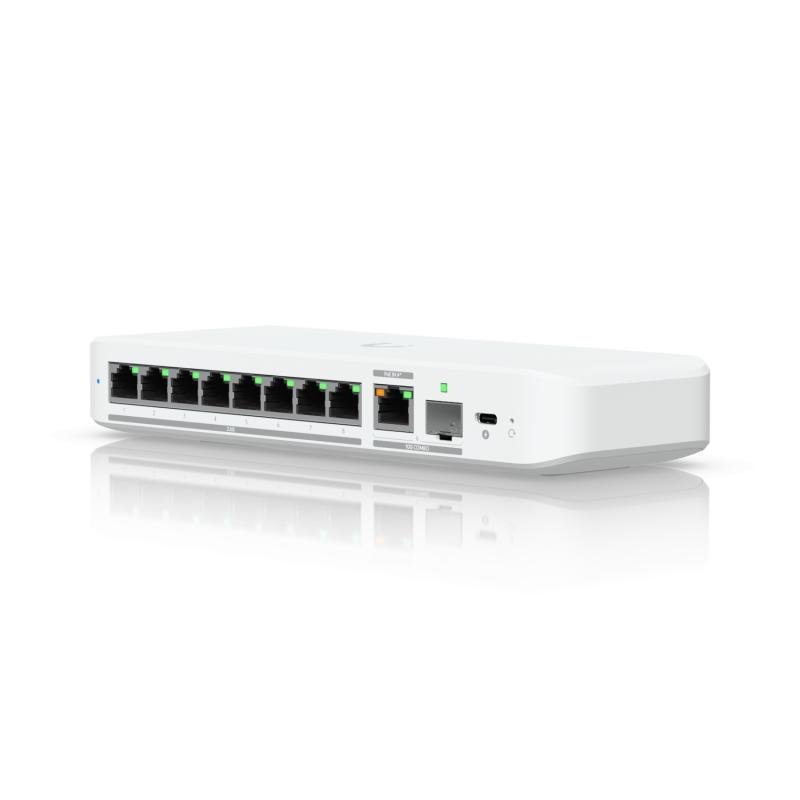Ubiquiti UniFi Switch Flex 2.5G - 8 poort, No PoE budget Ubiquiti UniFi Switch Flex 2.5G - 8 poort, No PoE budget