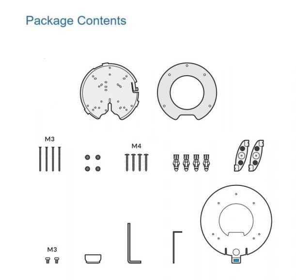 Ubiquiti Montageset - U6-PRO/U6-LR/U6-Enterprise/U7-Pro Ubiquiti Montageset - U6-PRO/U6-LR/U6-Enterprise/U7-Pro